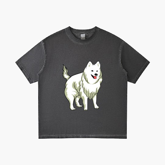 Samoyed Cute White Dog Owners Pet Lover Gift Ideas Gradient T Shirts