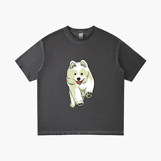 Samoyed Cute White Dog Owners Pet Lover Gift Ideas Gradient T Shirts