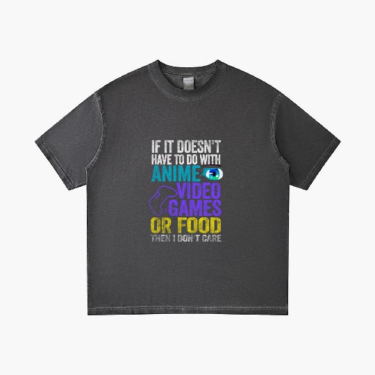 Anime Manga Video Game Controller Or Food Then I Gradient T Shirts