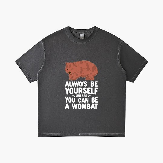 Native Australian Animal Lovers Cute Wombat Gradient T Shirts