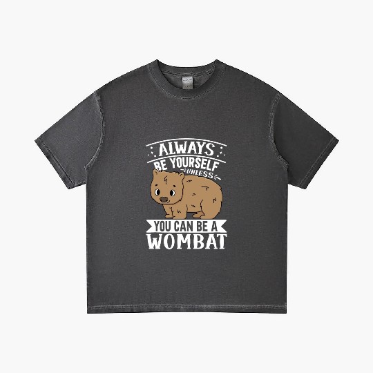 Native Australian Animal Lovers Cute Wombat Gradient T Shirts