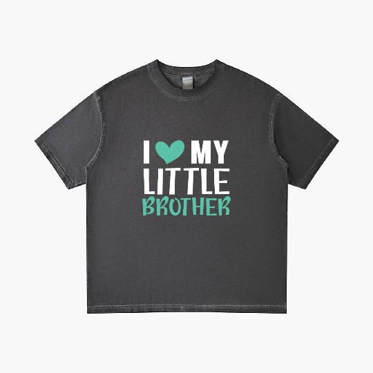 I Love My Little Brother Best Bro Ever Brotherhood Gradient T Shirts