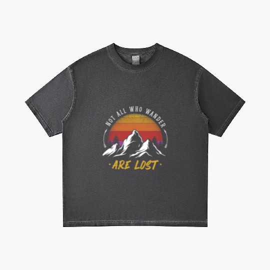 Not all who Wander are Lost Gradient T Shirts
