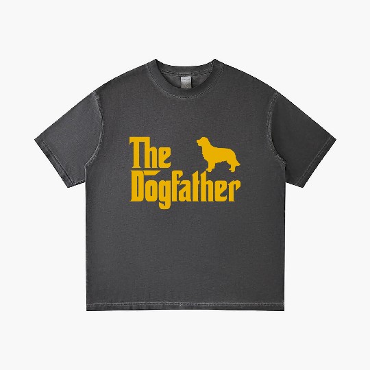 Golden Retriever Dogfather Dog Lover Godfather Sty Gradient T Shirts