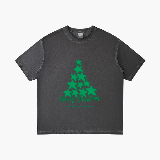 Tree Christmas Gradient T Shirts