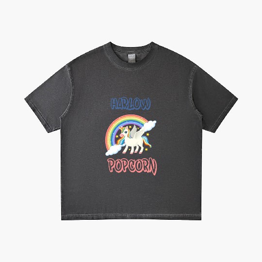 Harlow And Popcorn Merch Popcorn The Pony Gradient T Shirts