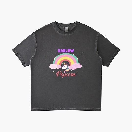 Harlow and Popcorn Merch Popcorn the Pony Gradient T Shirts