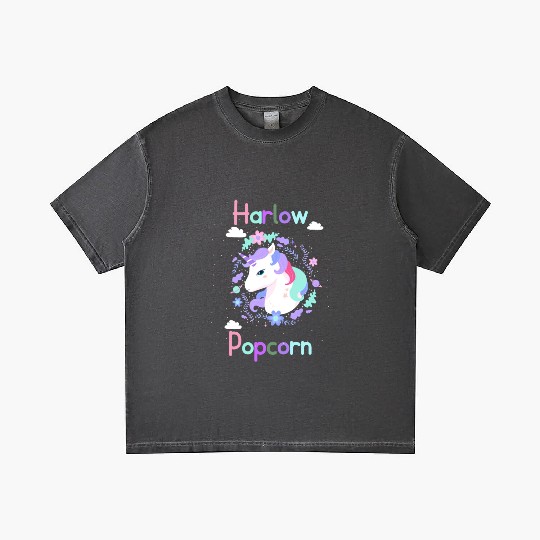 Harlow And Popcorn Merch Popcorn The Pony Gradient T Shirts