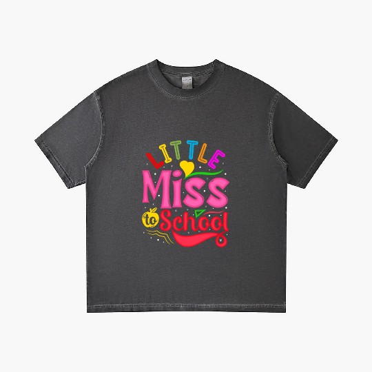 Little Miss Back To School Gradient T Shirts