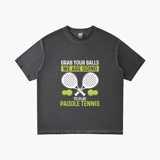 Paddle Tennis Player Match Grab your Balls Gradient T Shirts