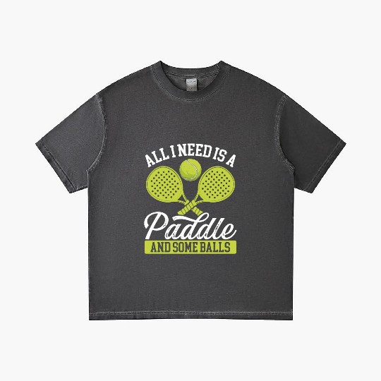 Paddle Tennis Player Match All I need Balls Gradient T Shirts