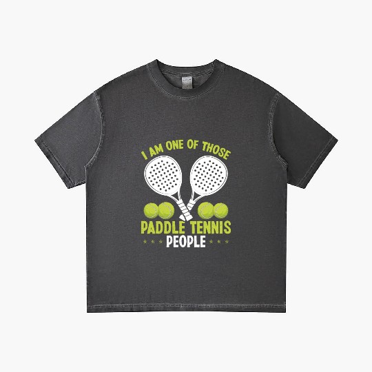 Paddle Tennis Match One of those Paddle People Gradient T Shirts
