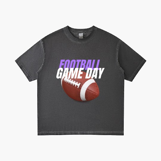 Football Game Day , Sunday Funday Football Season Gradient T Shirts