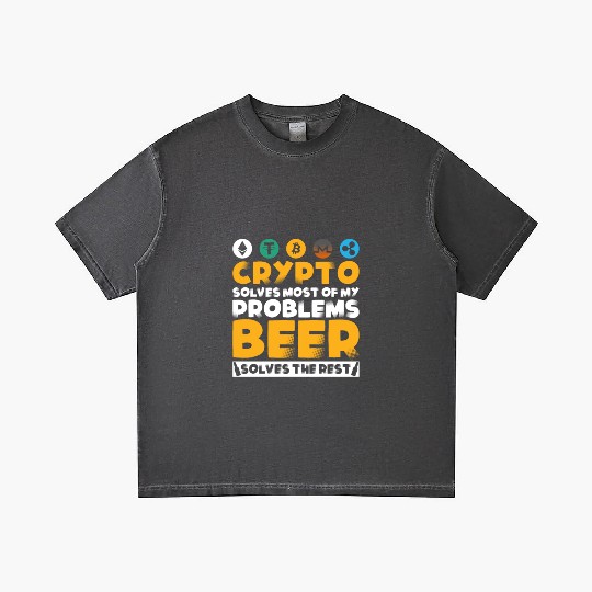 The evolution of money bitcoin btc crypto Gradient T Shirts