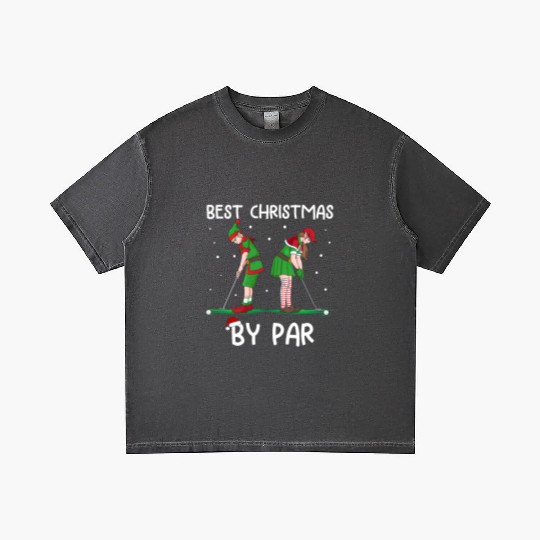 Golf Elf Pun Golfer Christmas Golfing Gradient T Shirts