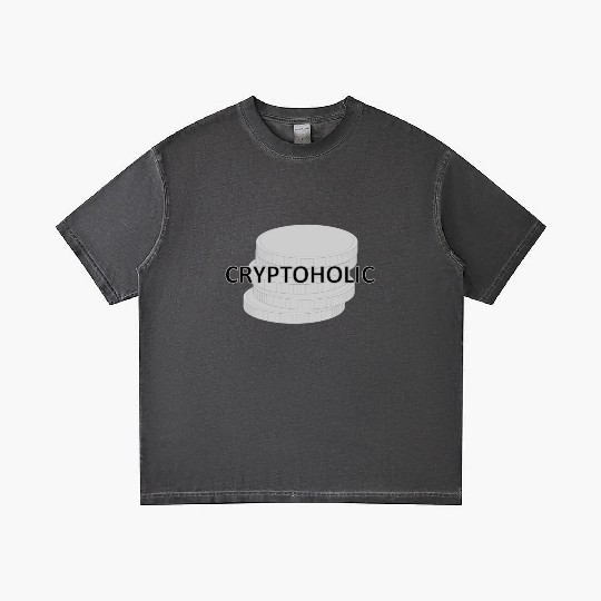 Cryptoholic COIN GREY Gradient T Shirts