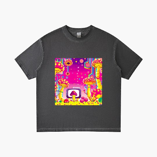 Psychedelic Video Game Fantasy World Gradient T Shirts