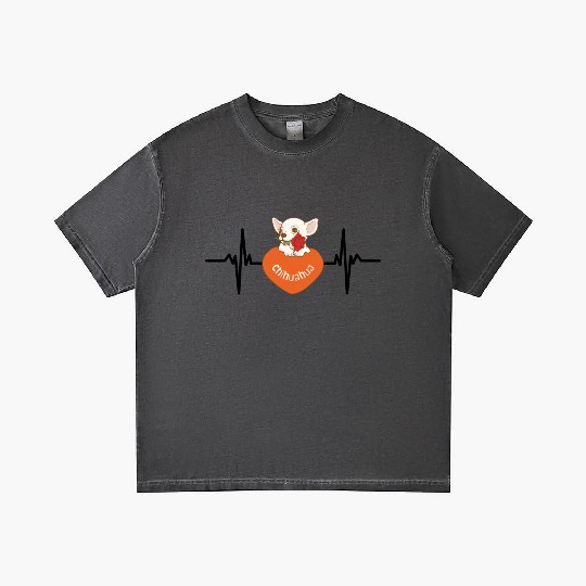 Heart Beat Chihuahua, when give the rose to belove Gradient T Shirts