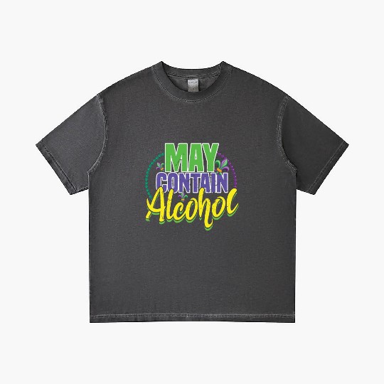 Alcohol Lover Festival Parade Beads Mardi Gras Gradient T Shirts