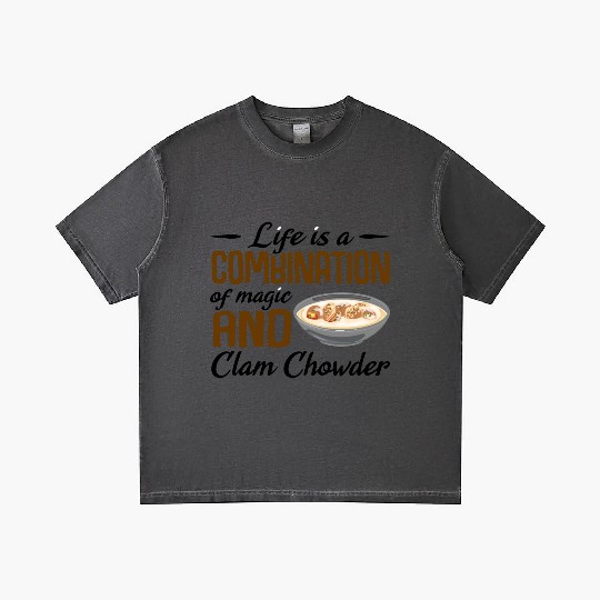 Life is a combination of magic and Clam Chowder Gradient T Shirts