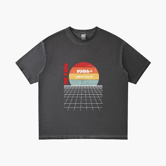 Retro 1986 Japan Gradient T Shirts