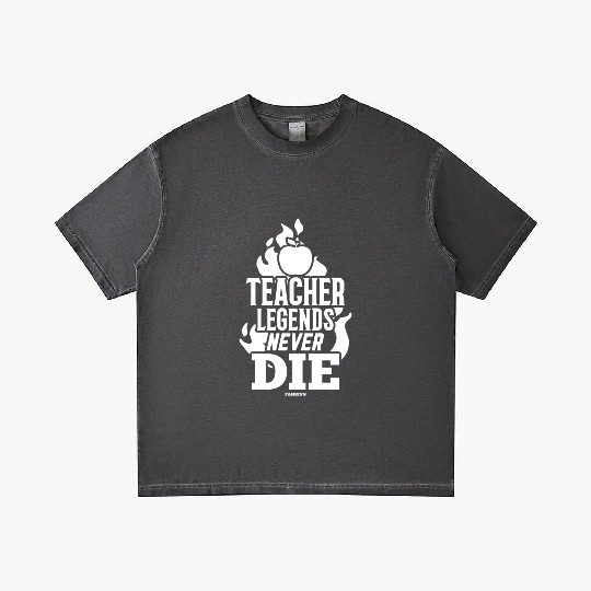 Teacher Legends Never Die Gradient T Shirts