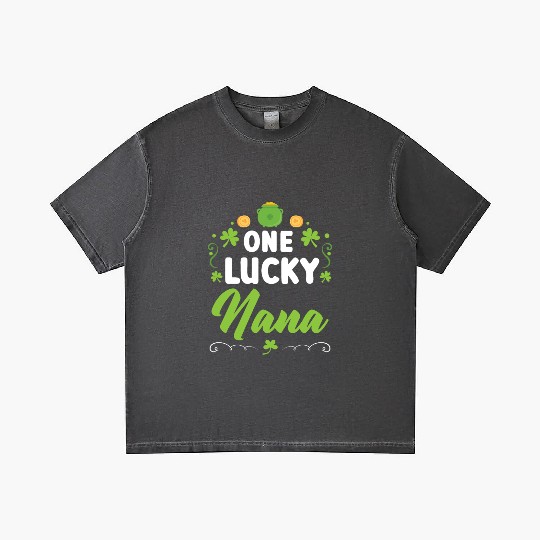 One Lucky Nana Grandma Granny St. Patricks Day Gradient T Shirts
