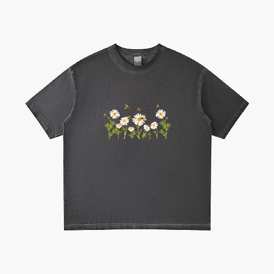 Marguerites Daisy Summer Daisies Flower Garden Gradient T Shirts
