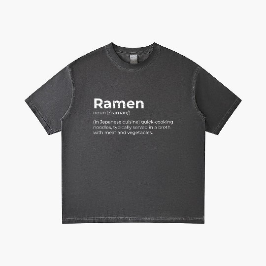 Ramen Japanese Cuisine Tonkotsu Premium Gradient T Shirts