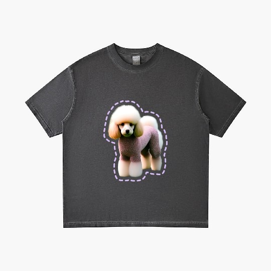 Poodle dog potrait | poodle potrait | pet potrait Gradient T Shirts