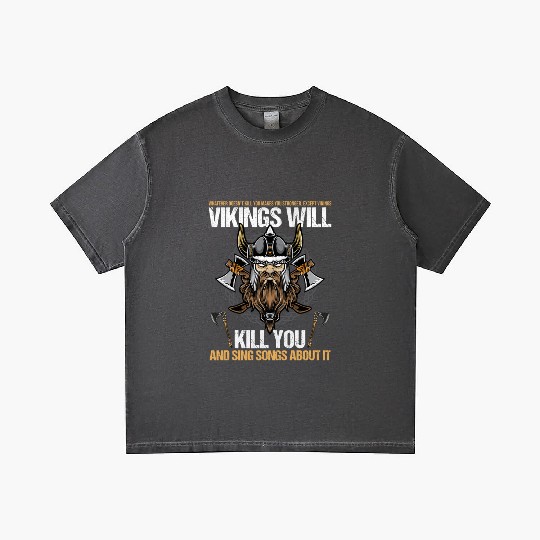Vikings Will You And Sing Songs About It Gradient T Shirts