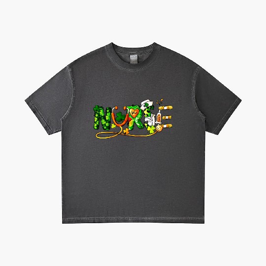St Patricks Day, Nurse Gradient T Shirts