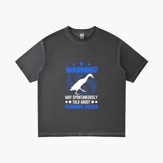 May Spontaneously Talk About Running Ducks Gradient T Shirts