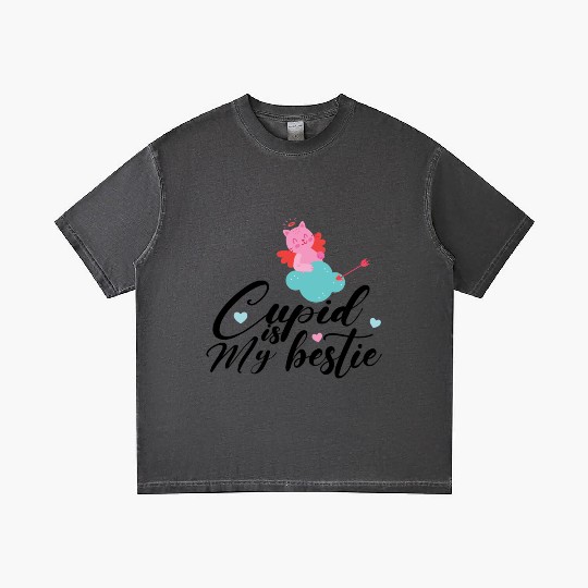 Cupid is my bestie gift for valentine cupid lovers Gradient T Shirts