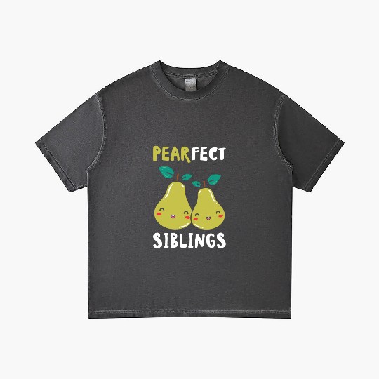 Siblings Pear Fruit Big Brother Sister Goals Gradient T Shirts
