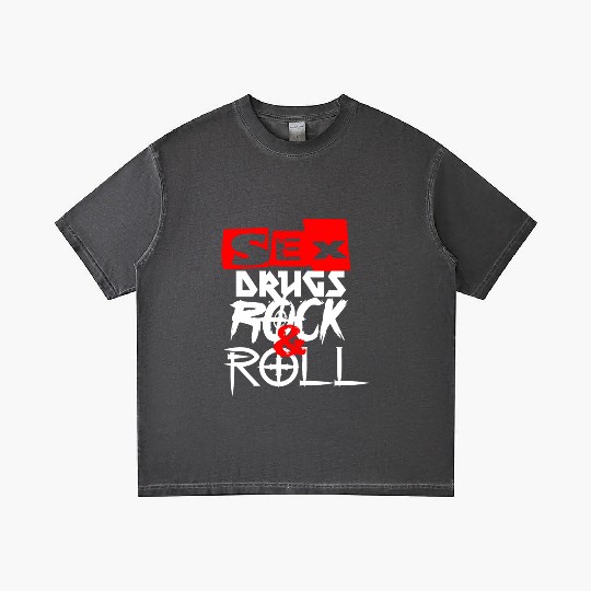 sx and drugs and Rock and Roll Gradient T Shirts