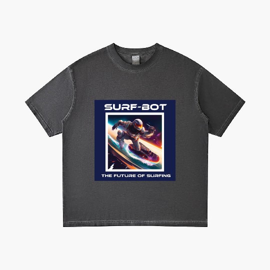 Robot Silver Surfer Gradient T Shirts