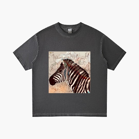 Zebra with neon colors Gradient T Shirts