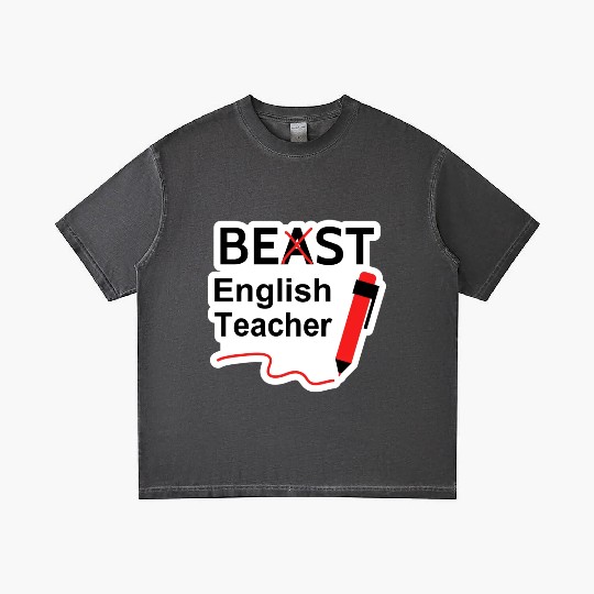 Funny Beast or Best English Teacher Gradient T Shirts