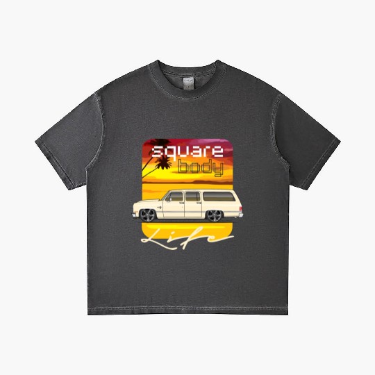 square Santa Fe Tan Gradient T Shirts