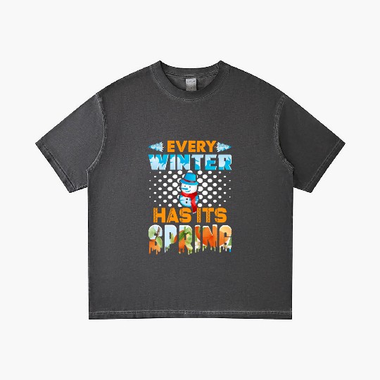 Every Winter Has Its Spring Gradient T Shirts