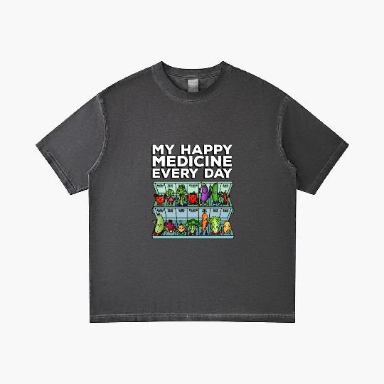 My Happy Medicine Every Day Vegetable Dose Daily Gradient T Shirts