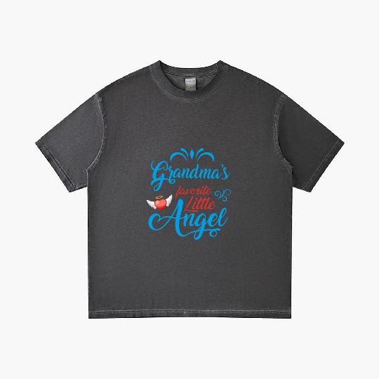 Grandma's Favorite Little Angel Gradient T Shirts