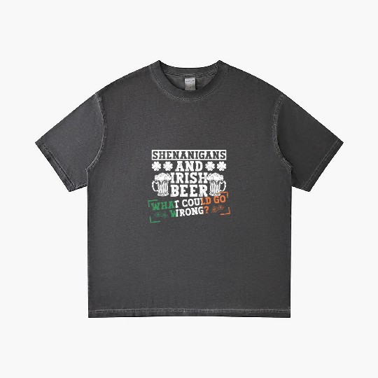 Shenanigans And Irish Beer What Could Go Wrong? - Gradient T Shirts