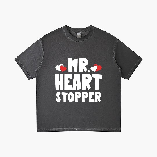 Mr Heart Stopper Funny Boyfriend Valentine's Day Gradient T Shirts