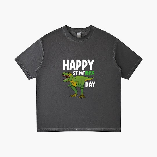 Happy St Pat Rex Day Dinosaur Gradient T Shirts