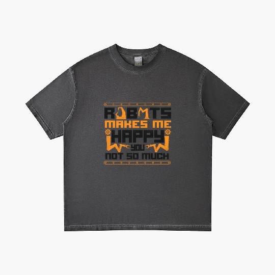 Robot Robotics Engineer Vintage Gradient T Shirts