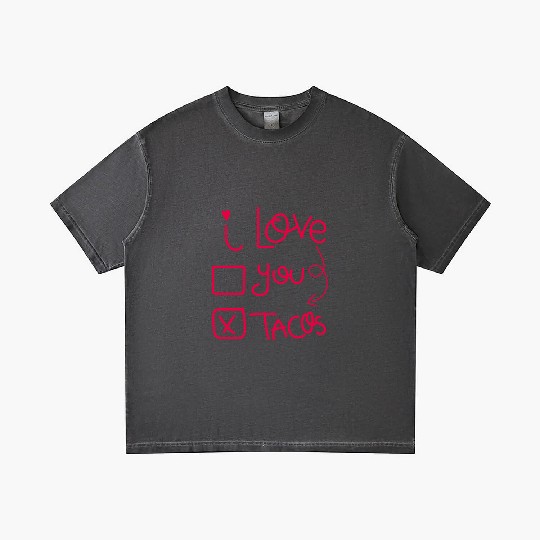Funny I Love Tacos Are My Valentine I Heart Taco Gradient T Shirts