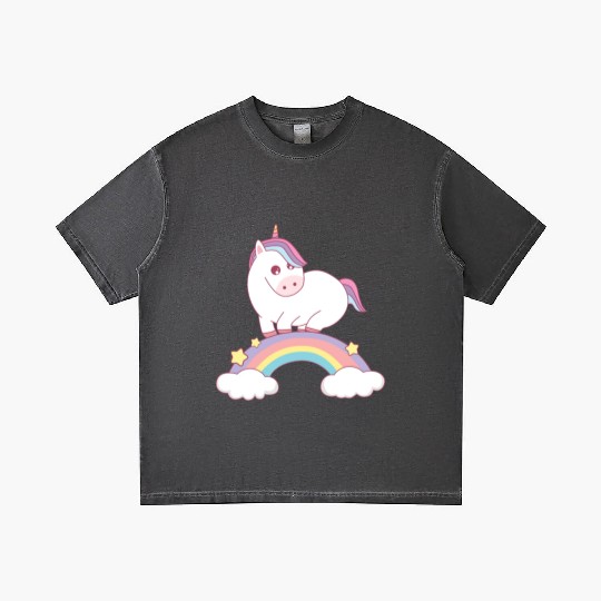 unicorn standing on rainbow Gradient T Shirts