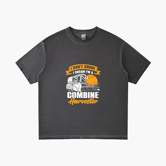 Combine Harvester Driver Farming Farm Farmer Gift Gradient T Shirts